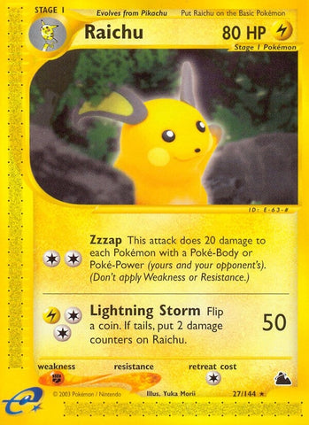Image for Raichu (27) (027/144) [Skyridge]