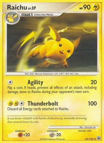Image for Raichu (45/100) - Pokemon