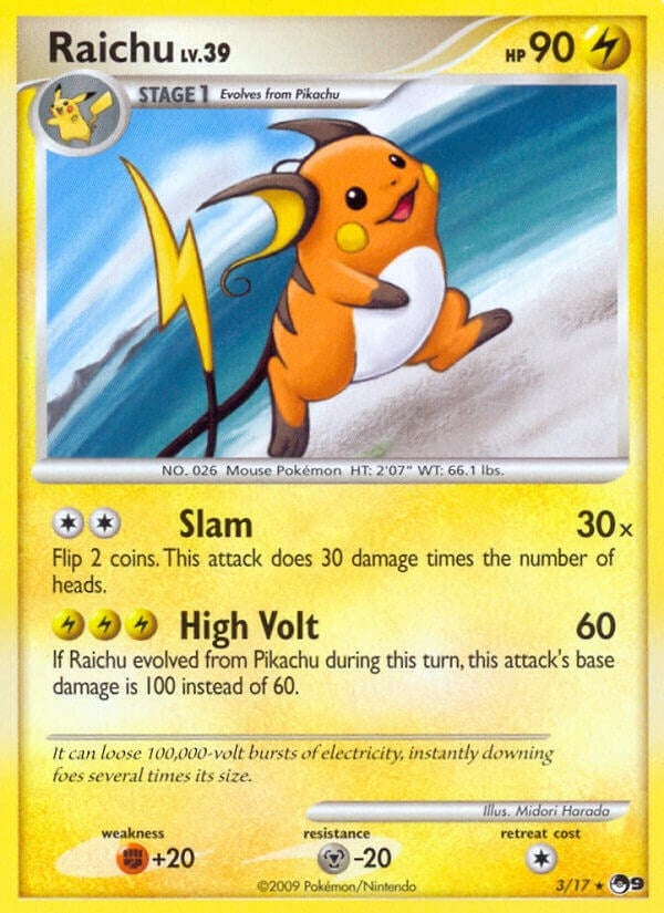 Image for Raichu (003/017) [POP Series 9]