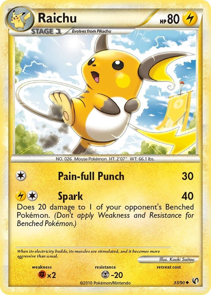 Image for Raichu (33/90) [Undaunted]