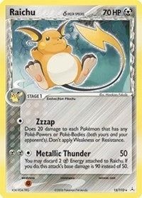 Image for Raichu (Delta Species) (15/110) [Holon Phantoms]
