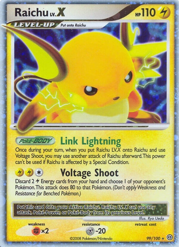Image for Raichu LV.X (99/100) [Stormfront]