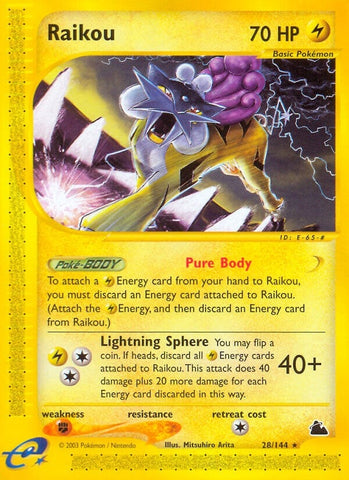 Image for Raikou (028/144) [Skyridge]