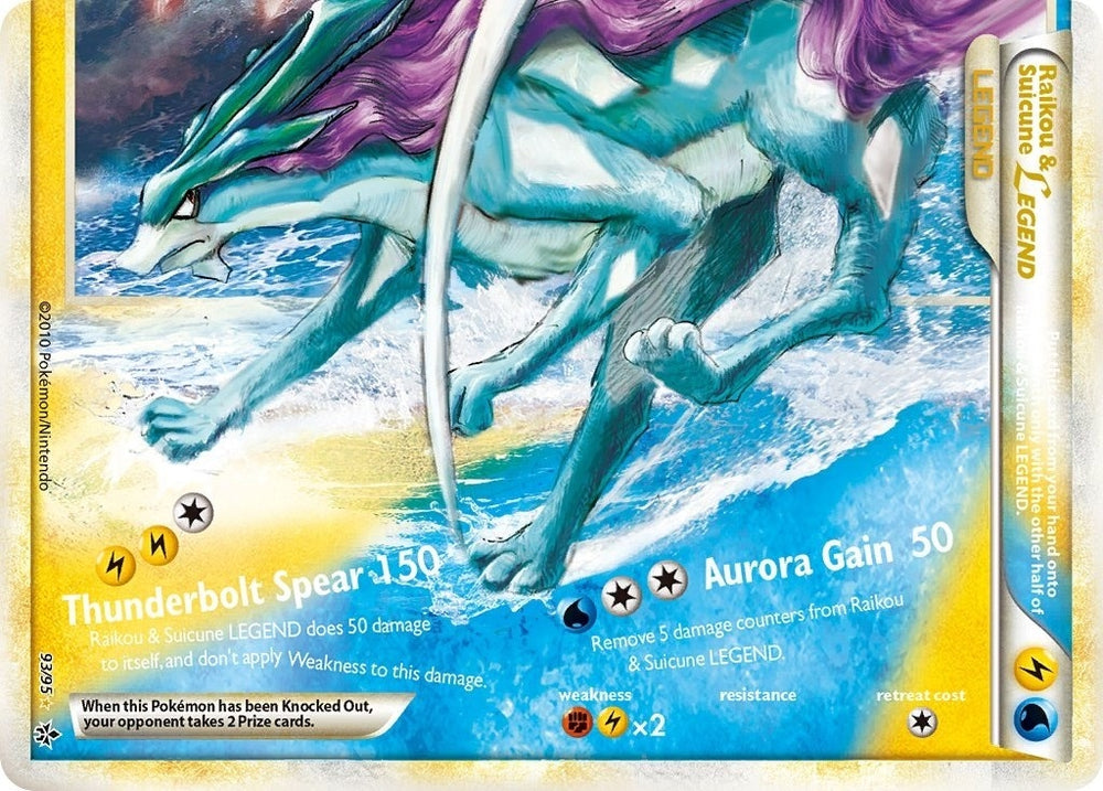 Image for Raikou & Suicune Legend (Bottom) (93/95) [Unleashed]