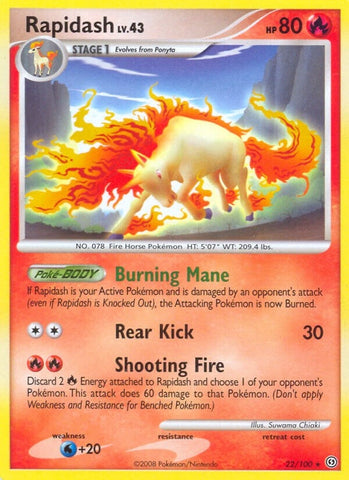Image for Rapidash (22/100) [Stormfront]