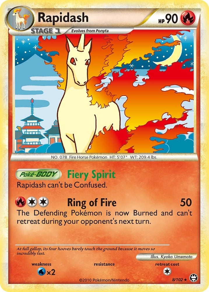 Image for Rapidash (8/102) [Triumphant]