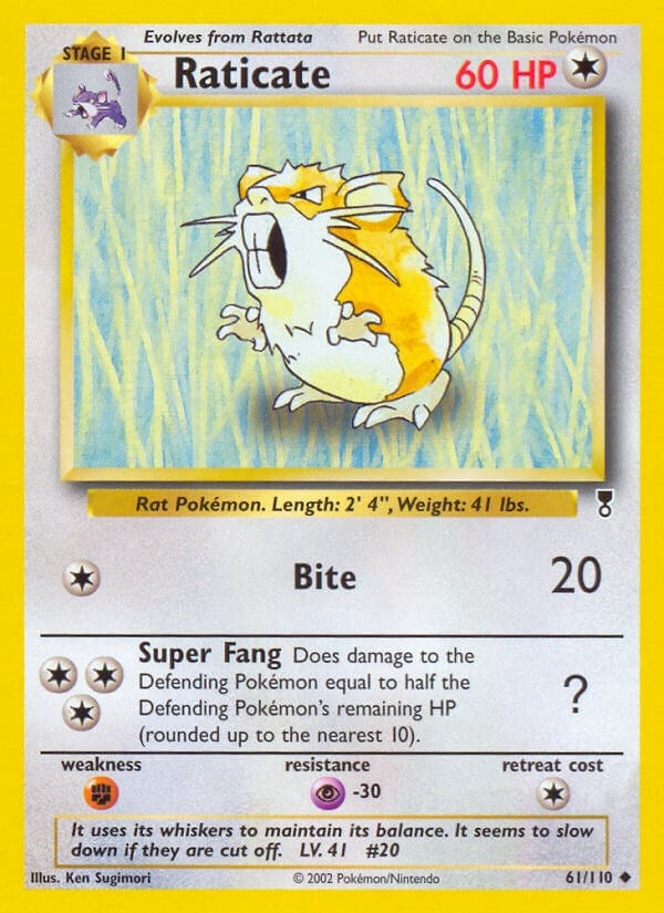 Image for Raticate (061/110) [Legendary Collection]
