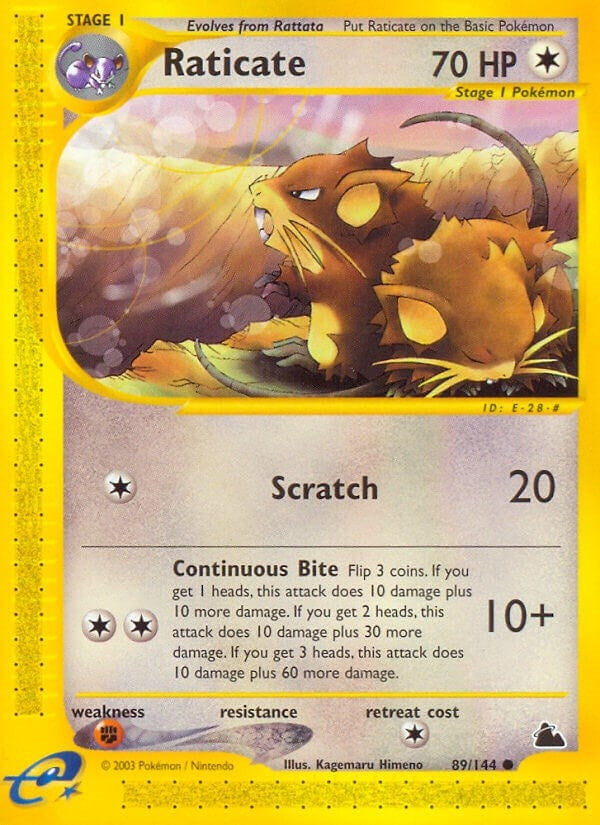 Image for Raticate (089/144) [Skyridge]