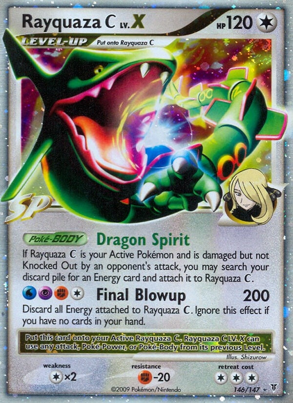 Image for Rayquaza C Lv.X (146) [Supreme Victors]