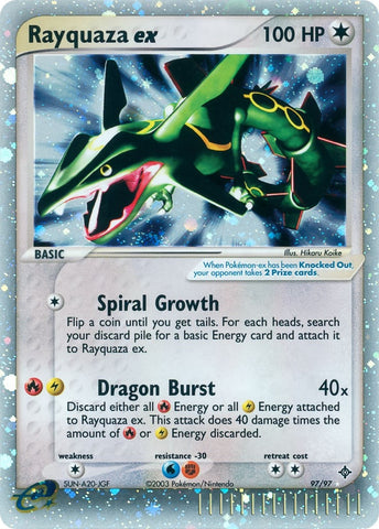 Image for Rayquaza ex (97/97) [Dragon]