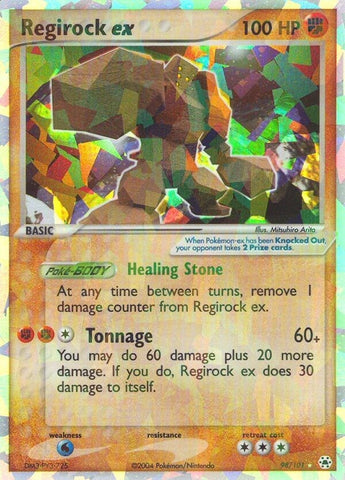 Image for Regirock ex (98/101) [Hidden Legends]