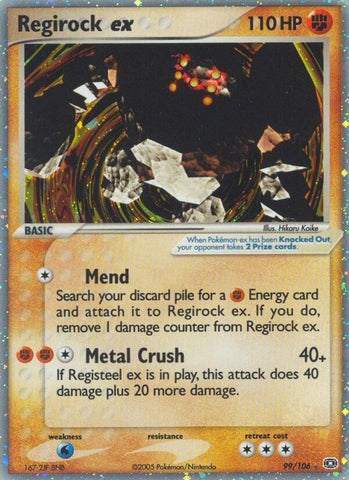 Image for Regirock ex (99/106) [Emerald]
