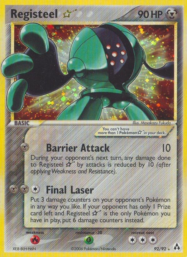 Image for Registeel Star (92/92) [Legend Maker]