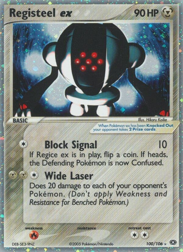 Image for Registeel ex (100/106) [Emerald]