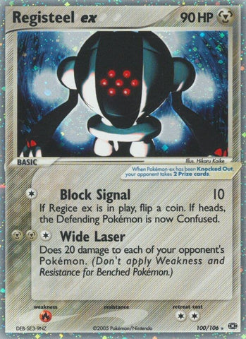 Image for Registeel ex (100/106) [Emerald]