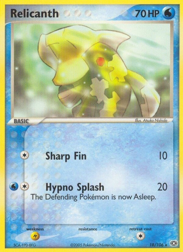 Image for Relicanth (18/106) - Pokemon