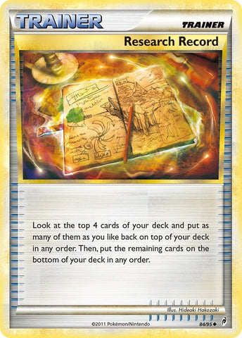 Image for Research Record (84/95) [Call of Legends]