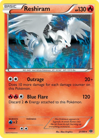 Image for Reshiram (21/99) - Pokemon
