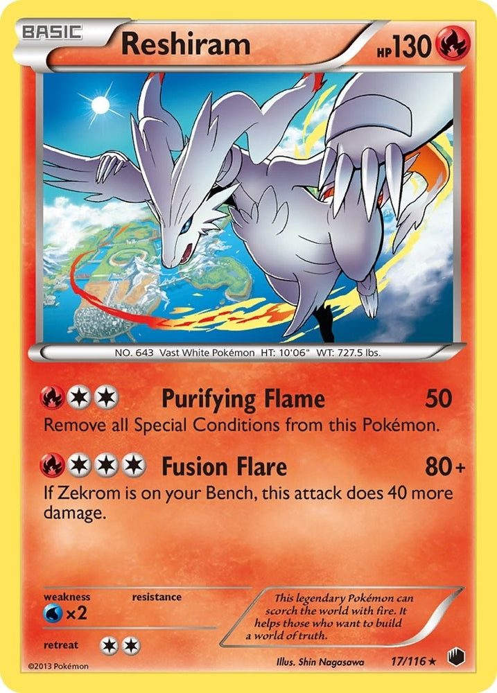 Image for Reshiram (17/116) [Plasma Freeze]