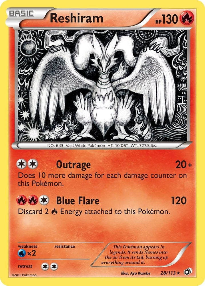 Image for Reshiram (28/113) [Legendary Treasures]