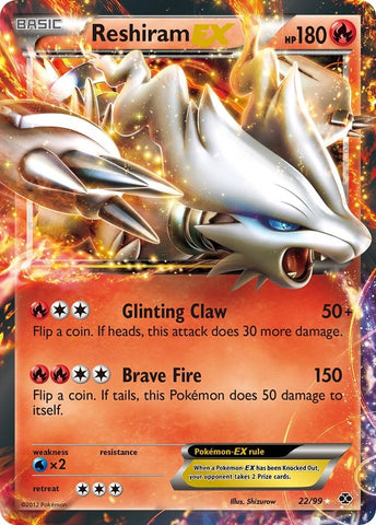 Image for Reshiram EX (22/99) [Next Destinies]