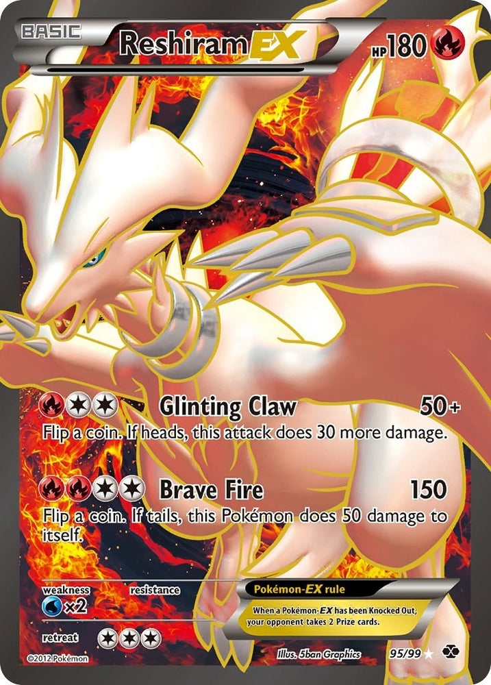 Image for Reshiram EX (95 Full Art) (95/99) [Next Destinies]