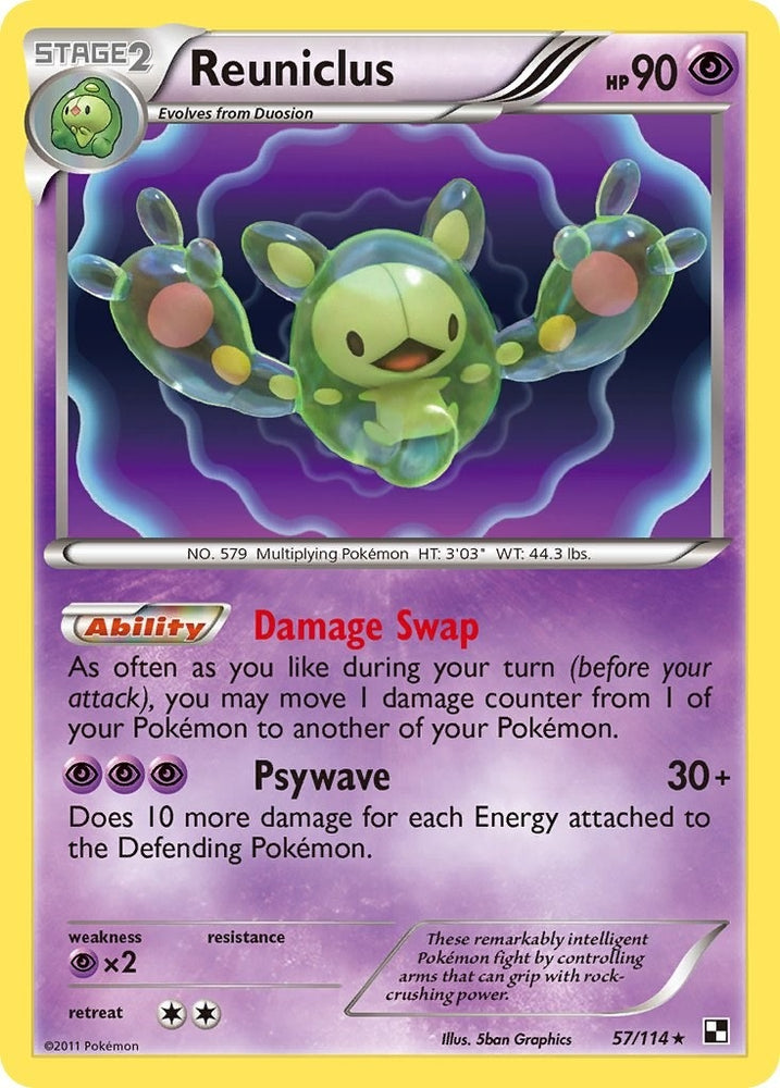 Image for Reuniclus (57/114) [Black and White]