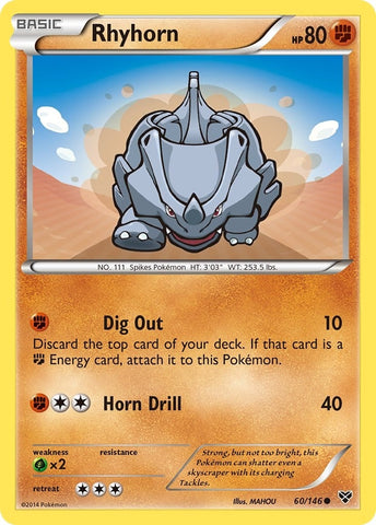 Image for Rhyhorn (60/146) [XY Base Set]
