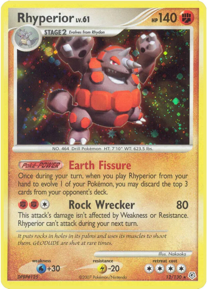 Image for Rhyperior (12/130) [Diamond and Pearl]