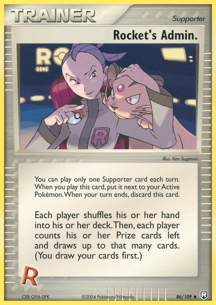 Image for Rocket's Admin. (86/109) [Team Rocket Returns]