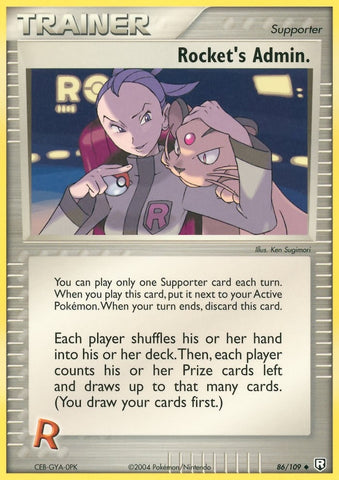 Image for Rocket's Admin. (86/109) [Team Rocket Returns]