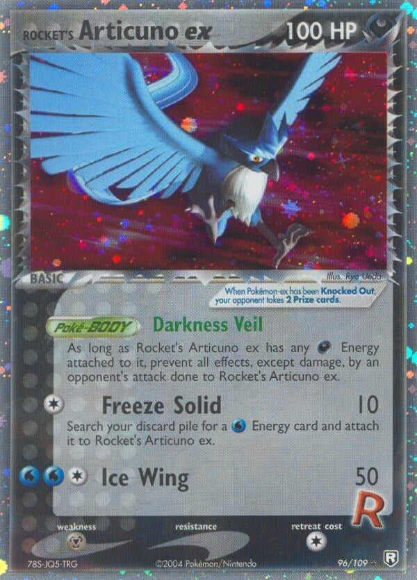 Image for Rocket's Articuno ex (96/109) [Team Rocket Returns]