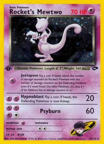 Image for Rocket's Mewtwo (014/132) - Pokemon