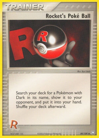 Image for Rocket's Poke Ball (89/109) [Team Rocket Returns]