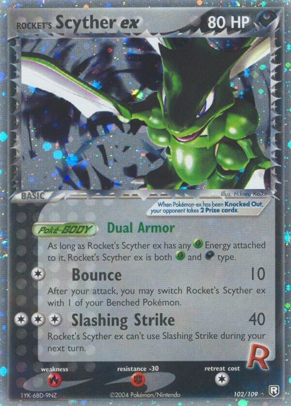 Image for Rocket's Scyther ex (102/109) [Team Rocket Returns]