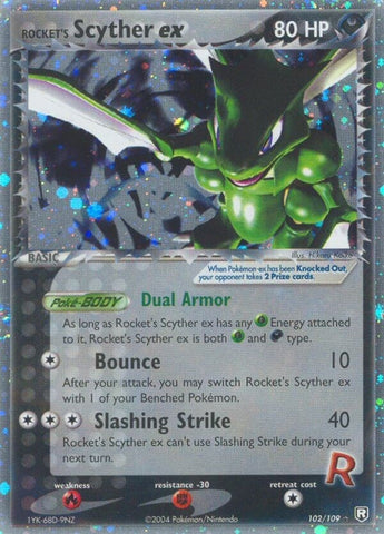 Image for Rocket's Scyther ex (102/109) [Team Rocket Returns]