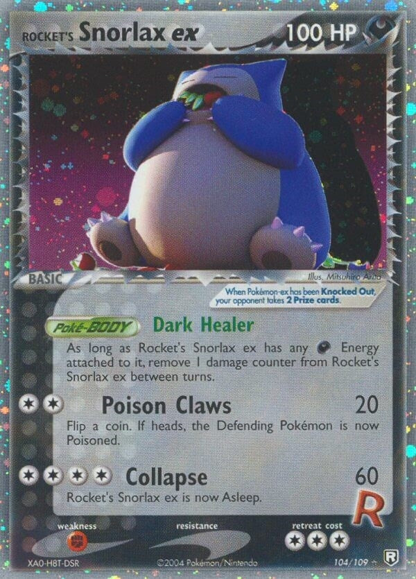 Image for Rocket's Snorlax ex (104/109) [Team Rocket Returns]