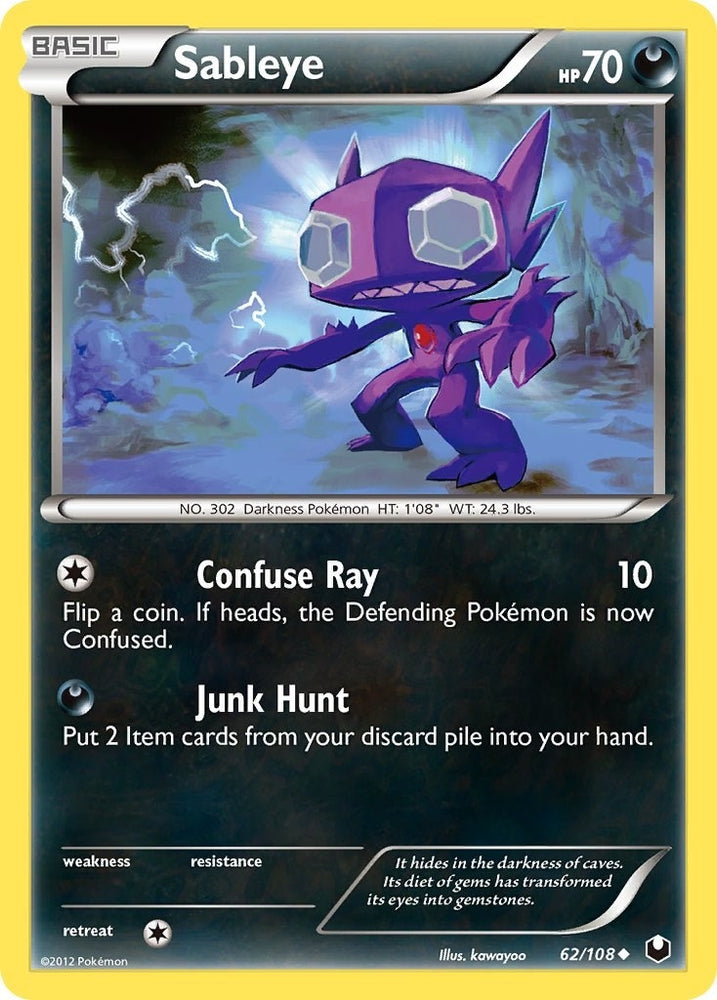 Image for Sableye (62/108) [Dark Explorers]