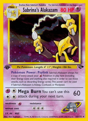 Image for Sabrina's Alakazam (016/132) [Gym Challenge]
