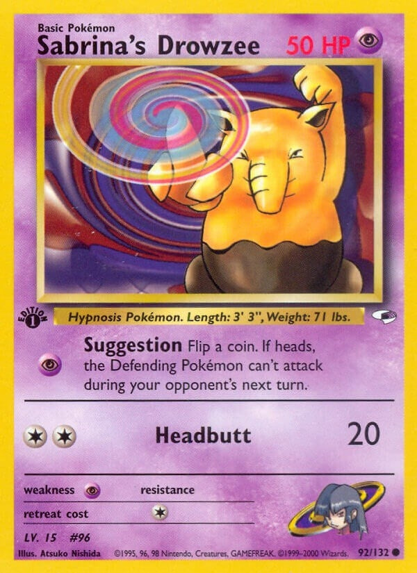 Image for Sabrina's Drowzee (092/132) [Gym Heroes]