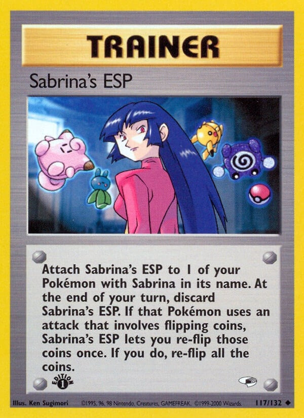 Image for Sabrina's ESP (117/132) [Gym Heroes]