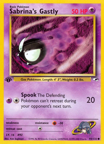Image for Sabrina's Gastly (093/132) [Gym Heroes]