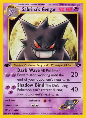 Image for Sabrina's Gengar (029/132) [Gym Challenge]