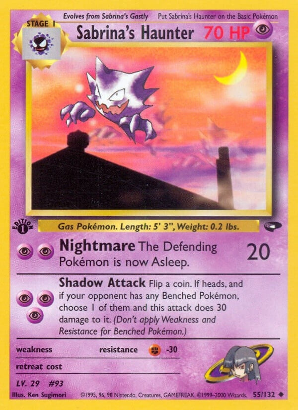 Image for Sabrina's Haunter (055/132) [Gym Challenge]