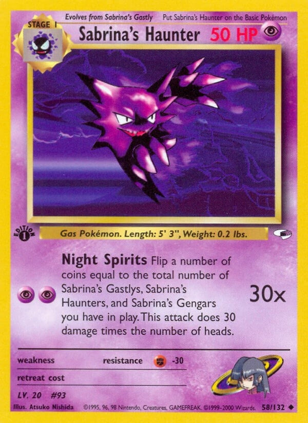 Image for Sabrina's Haunter (058/132) [Gym Heroes]