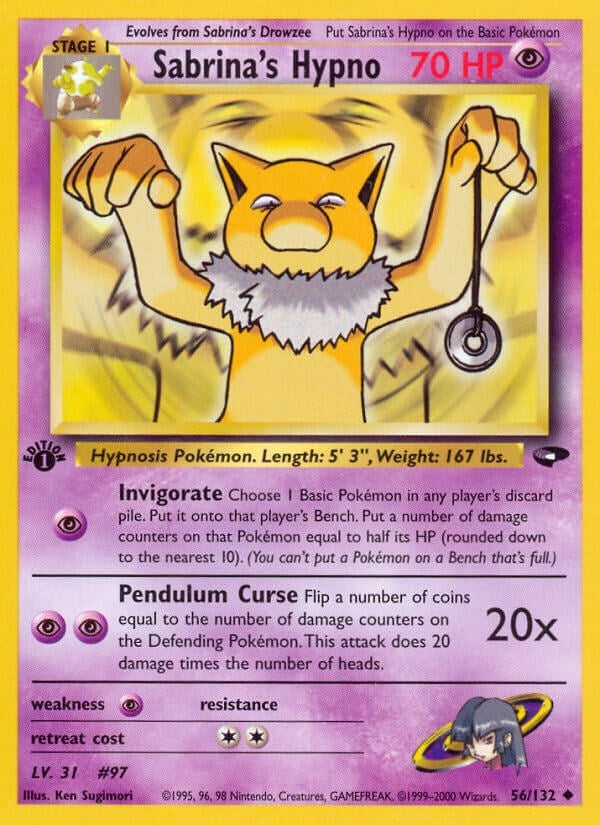Image for Sabrina's Hypno (056/132) [Gym Challenge]