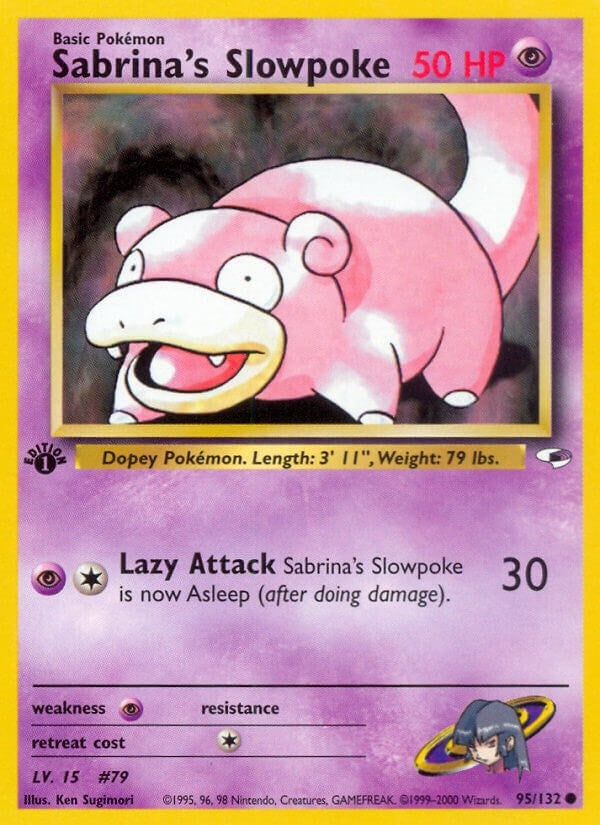 Image for Sabrina's Slowpoke (095/132) [Gym Heroes]
