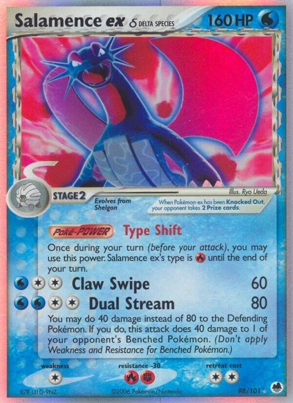 Image for Salamence ex (Delta Species) (98/101) [Dragon Frontiers]