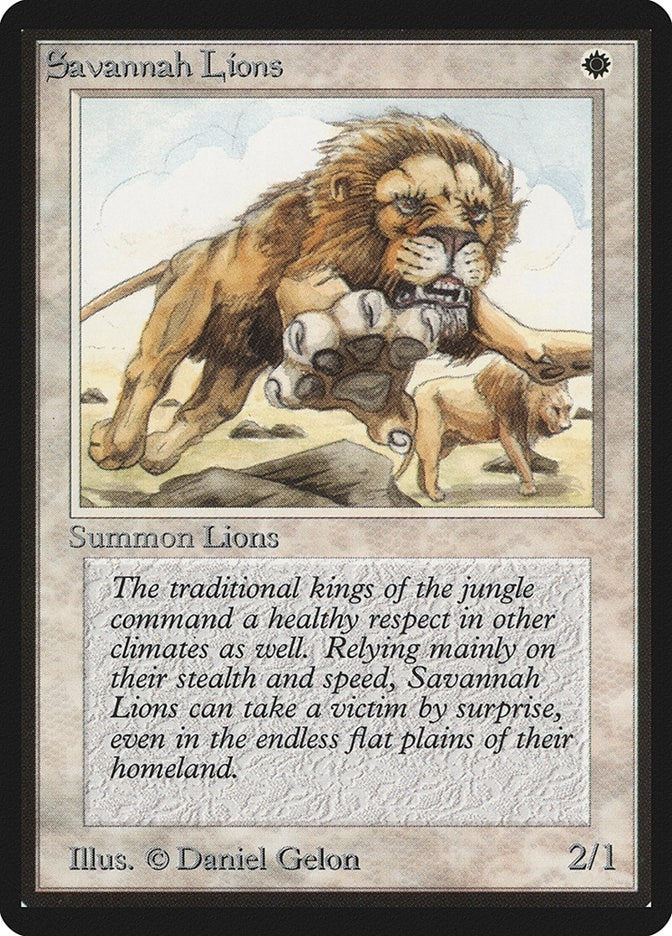Image for Savannah Lions [Beta Edition]