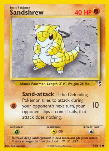 Image for Sandshrew (091/110) [Legendary Collection]